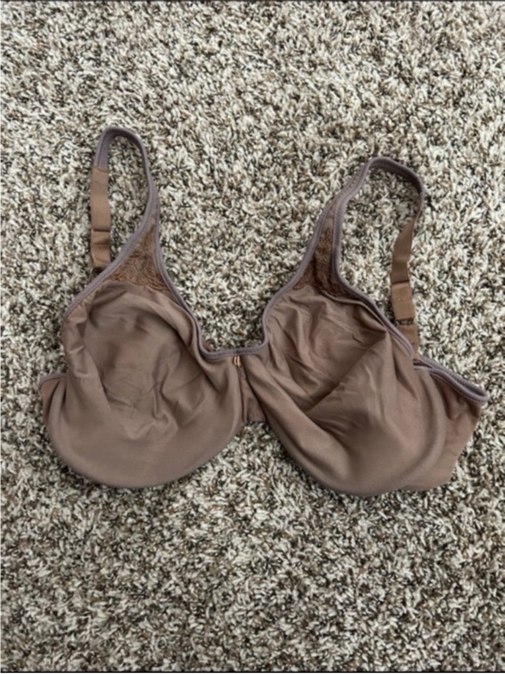 Women's Tan Underwire Minimizer Bra